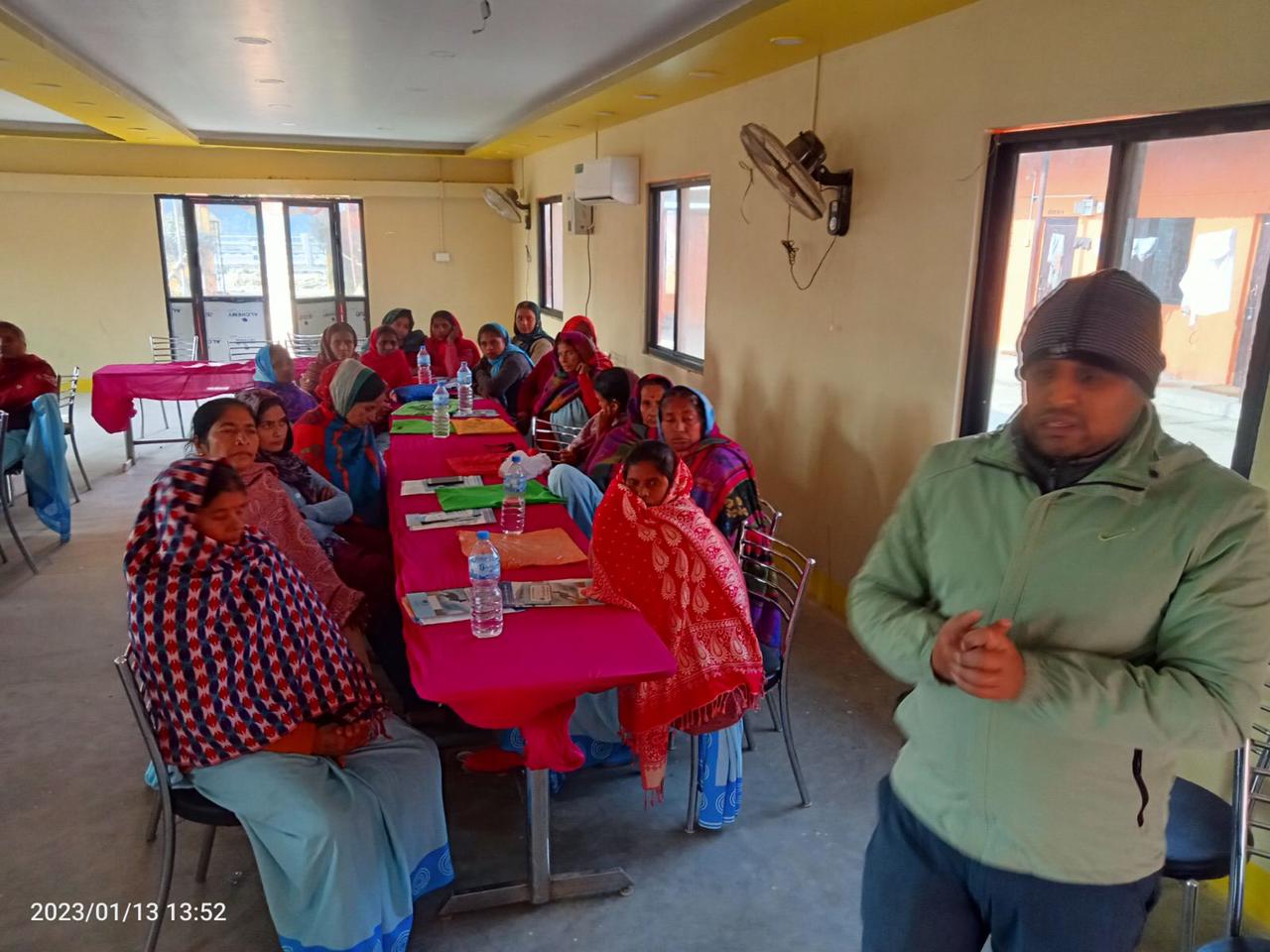 Training to FCHV  Laxminiya Gaupalika ,Nepal